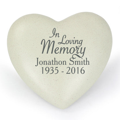 Personalised In Loving Memory Heart Memorial - image 2