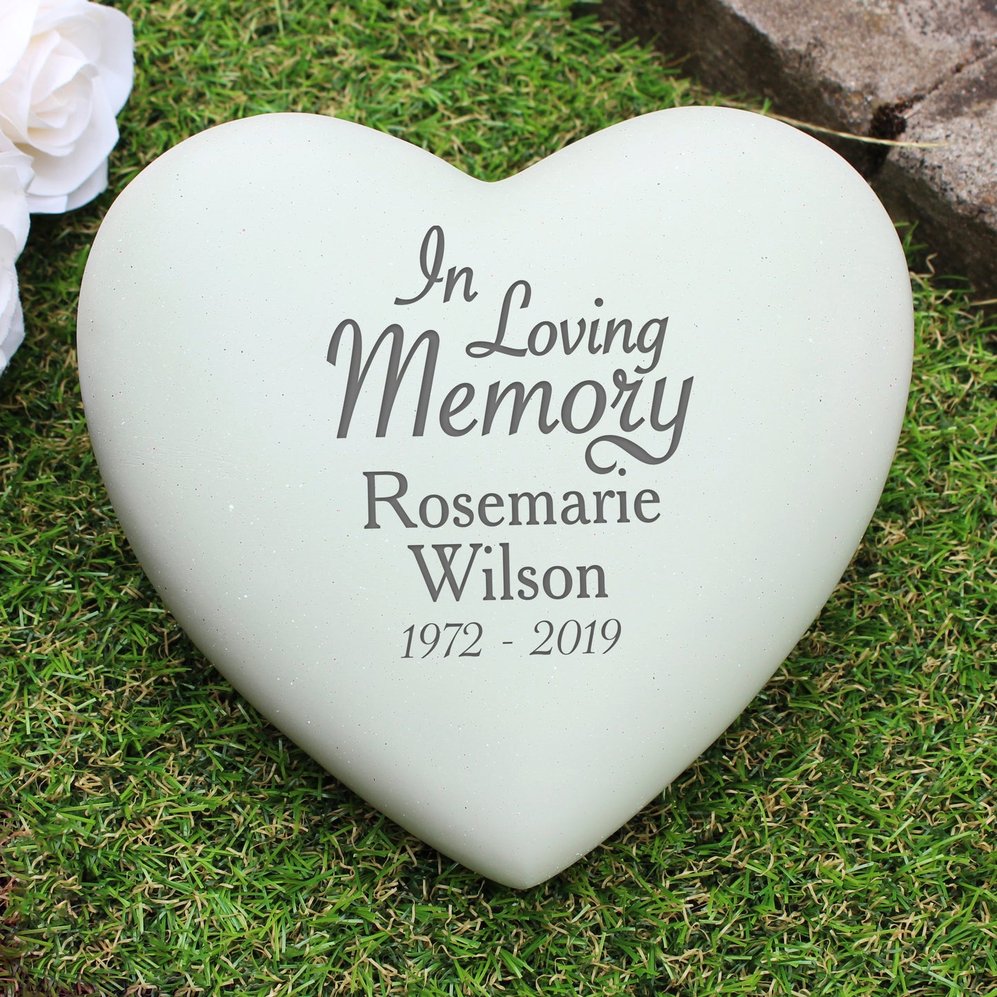 Personalised In Loving Memory Heart Memorial - image 3