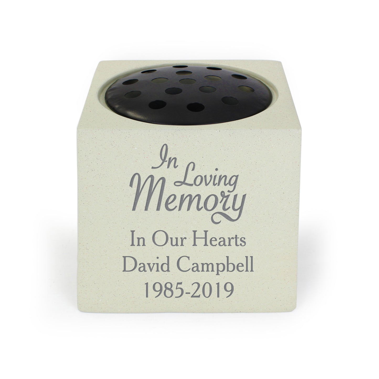 Personalised In Loving Memory Memorial Vase - image 2