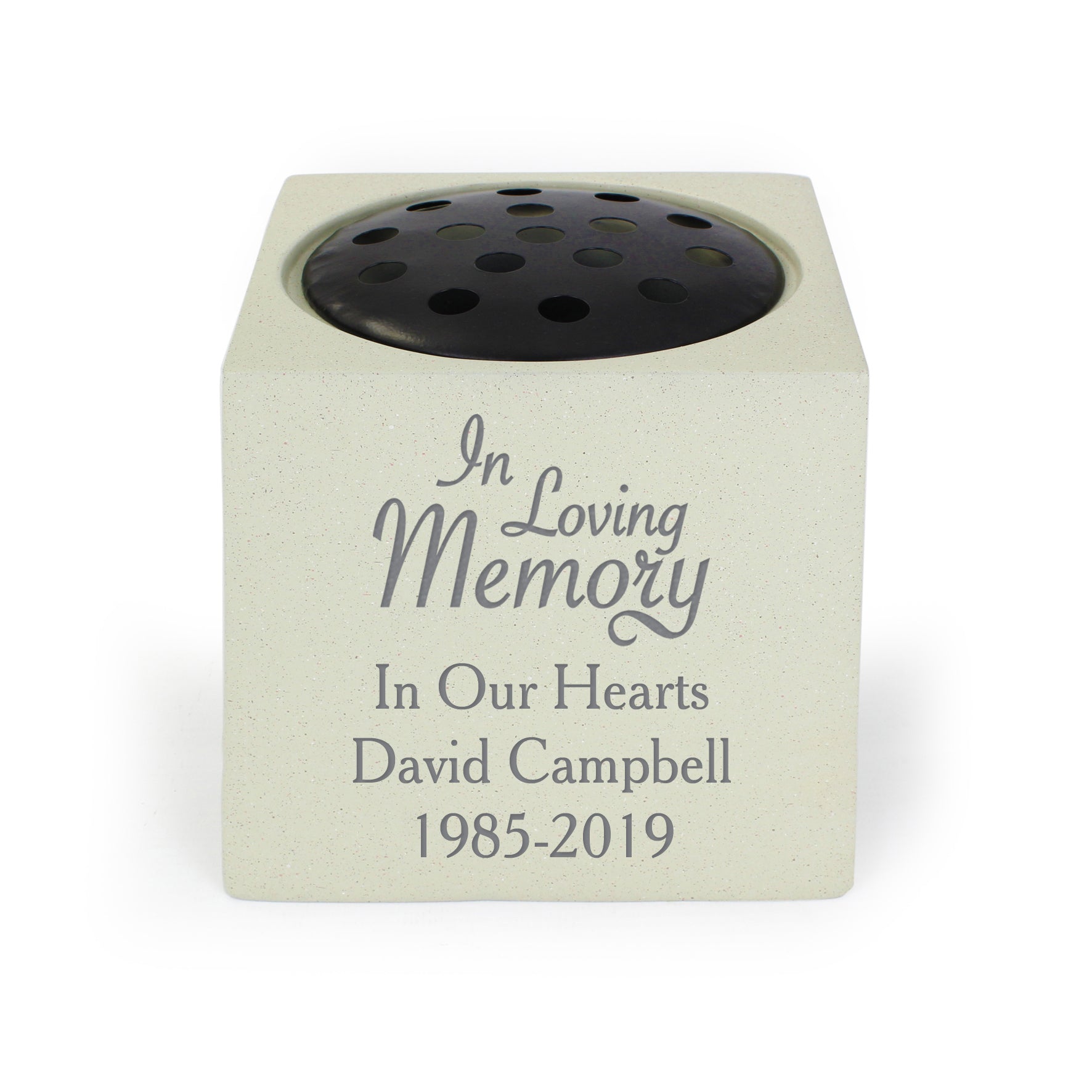Personalised In Loving Memory Memorial Vase - image 2
