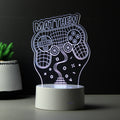 Personalised Name Gaming LED Colour Changing Night Light from Heartfelt Gifts
