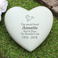 Personalised Dove Heart Memorial from Heartfelt Gifts