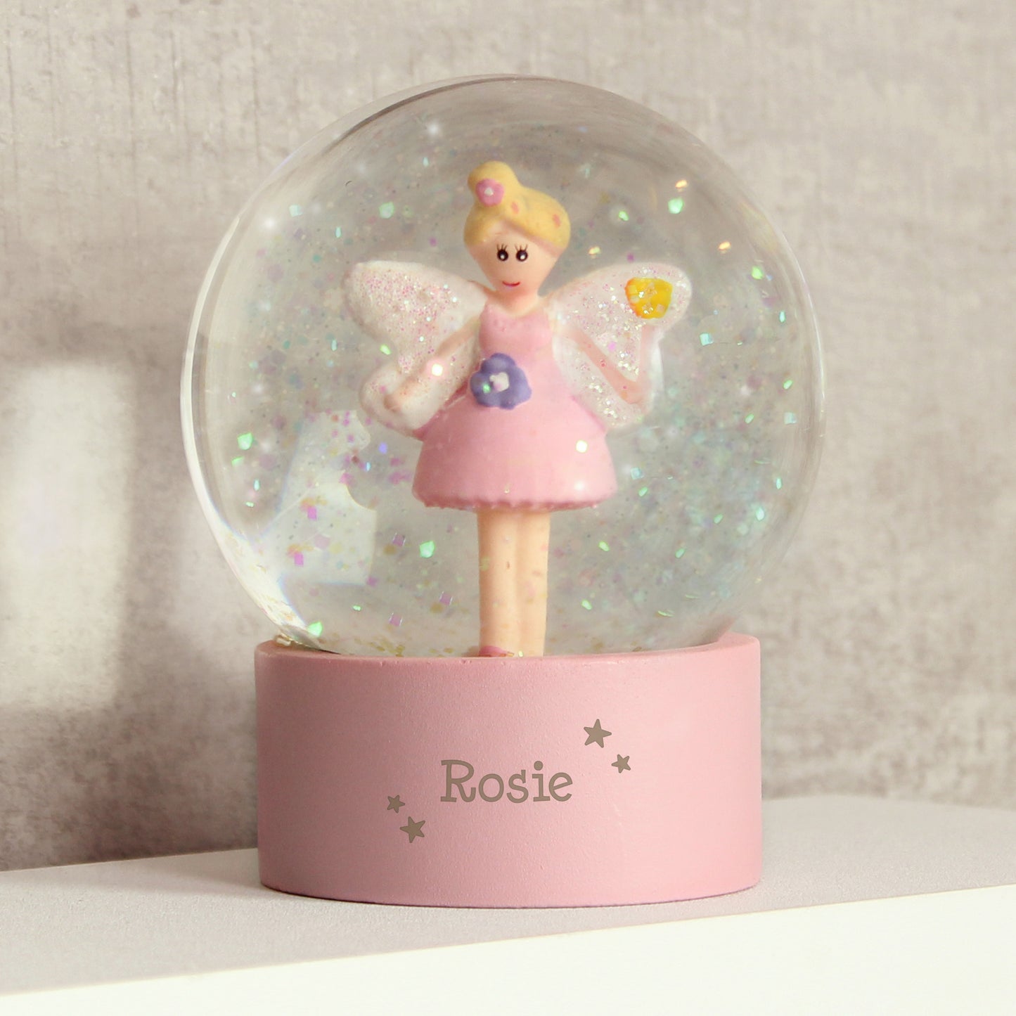 Personalised Fairy Any Name Glitter Snow Globe from Heartfelt Gifts