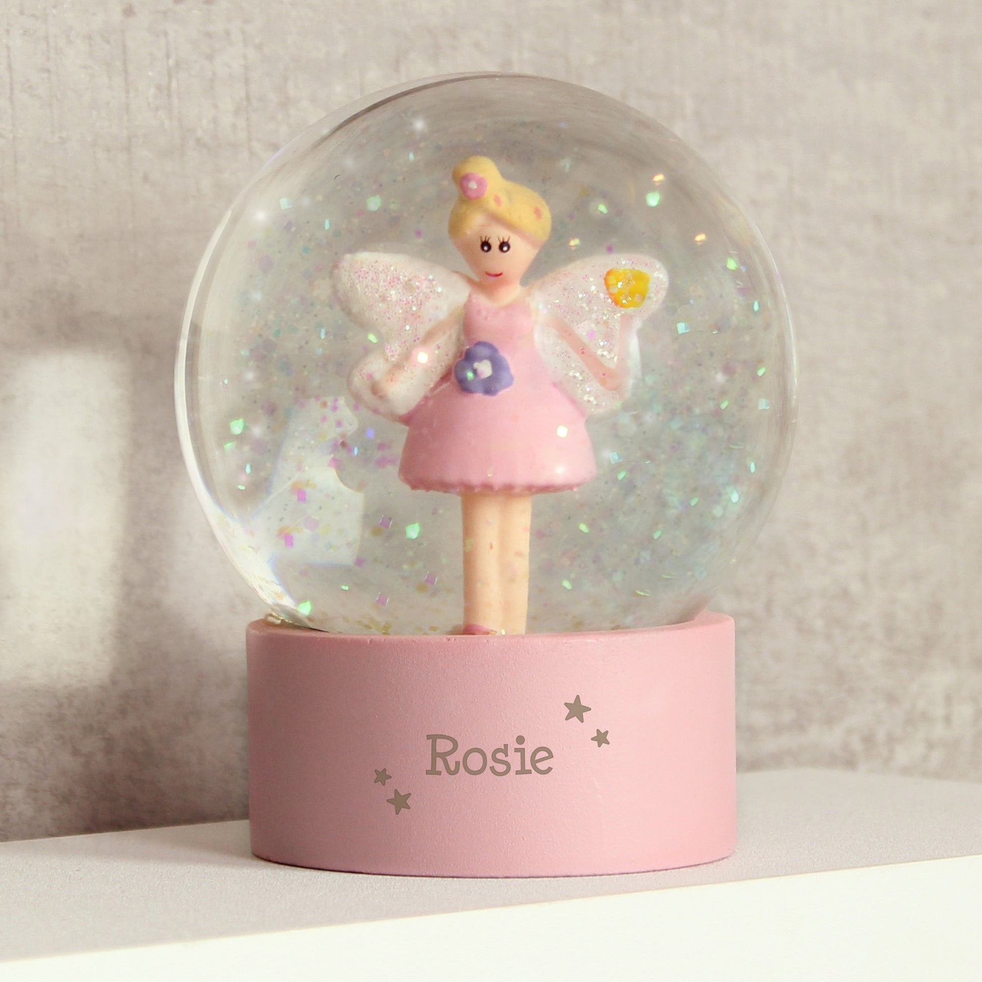 Personalised Fairy Any Name Glitter Snow Globe from Heartfelt Gifts