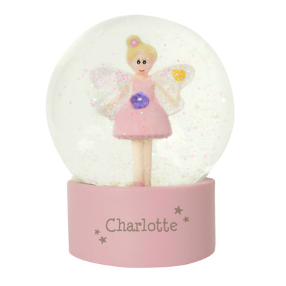 Personalised Fairy Any Name Glitter Snow Globe - image 3