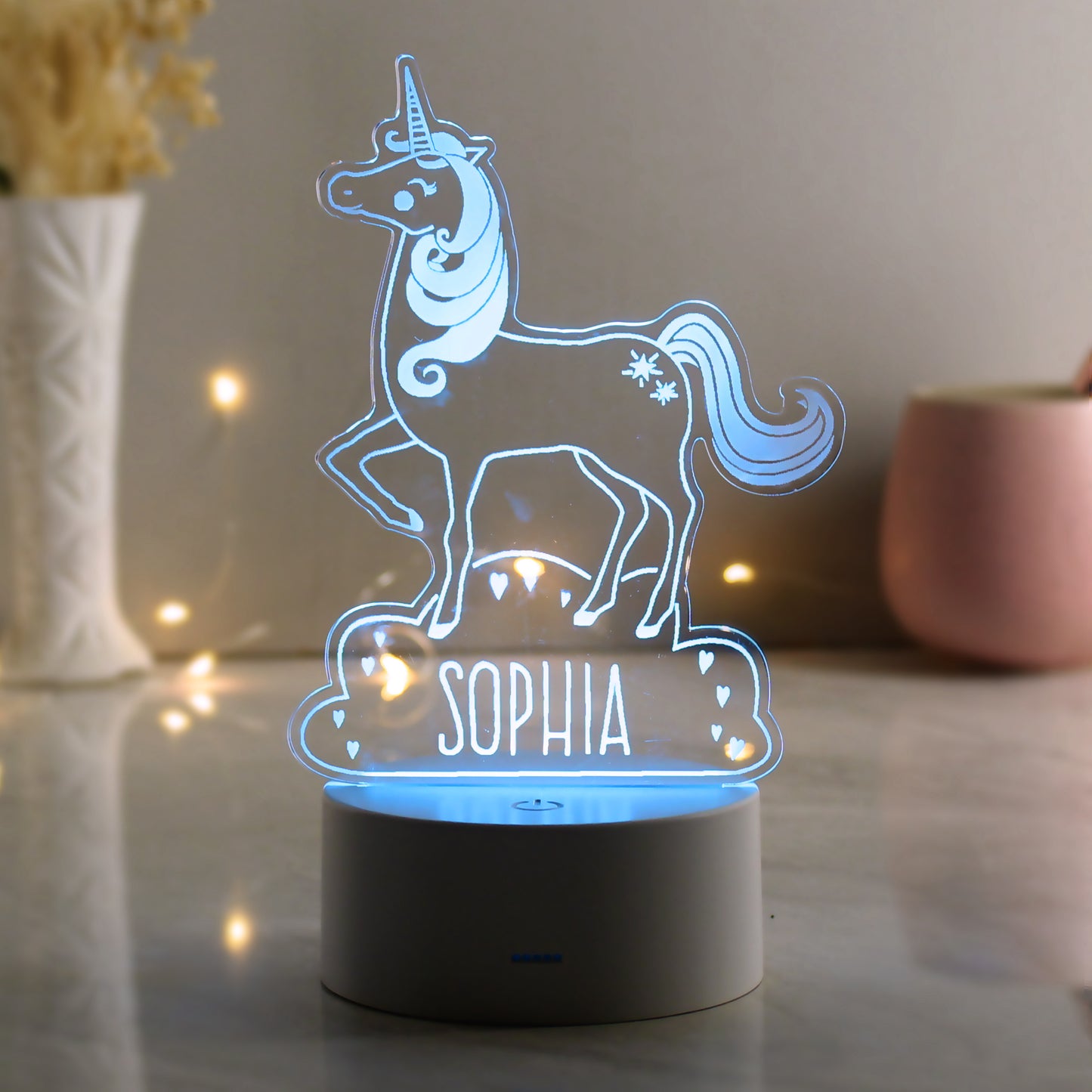 Personalised Unicorn LED Colour Changing Night Light - image 7