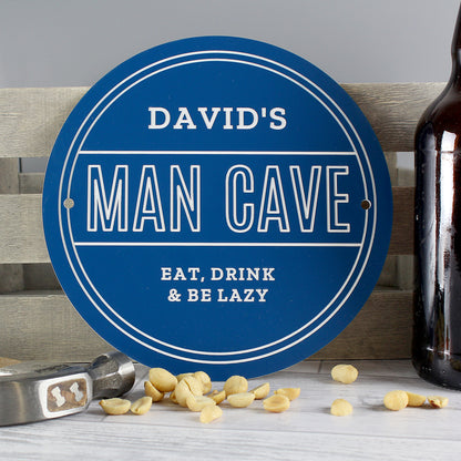 Personalised Man Cave Heritage Plaque from Heartfelt Gifts