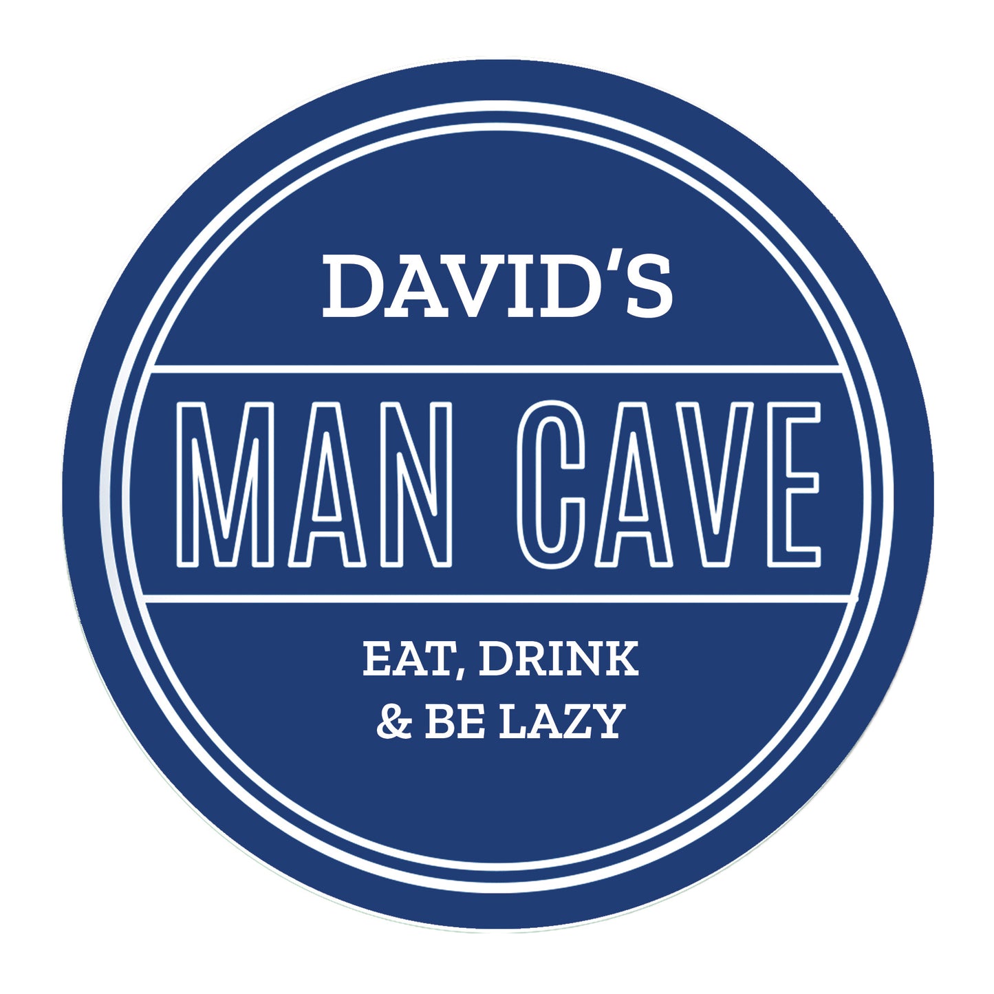 Personalised Man Cave Heritage Plaque - image 2