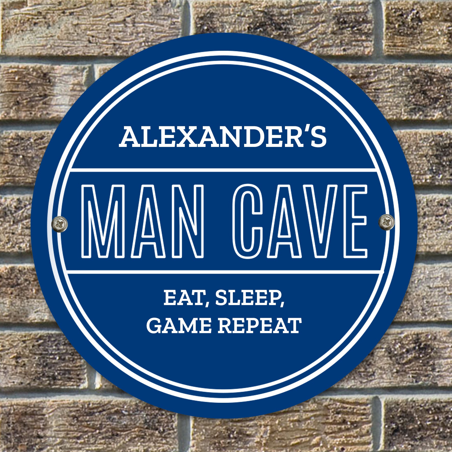 Personalised Man Cave Heritage Plaque - image 3