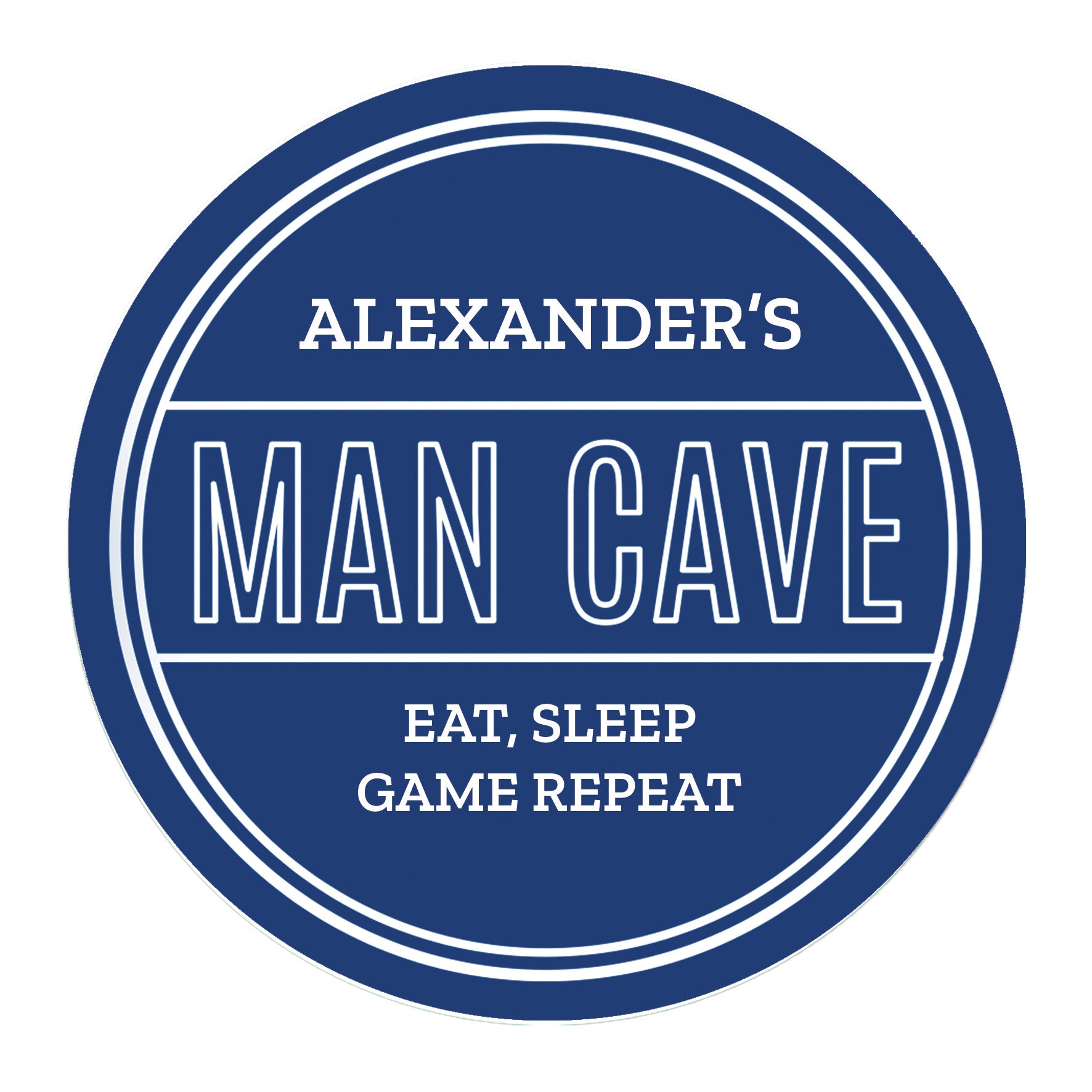 Personalised Man Cave Heritage Plaque - image 4