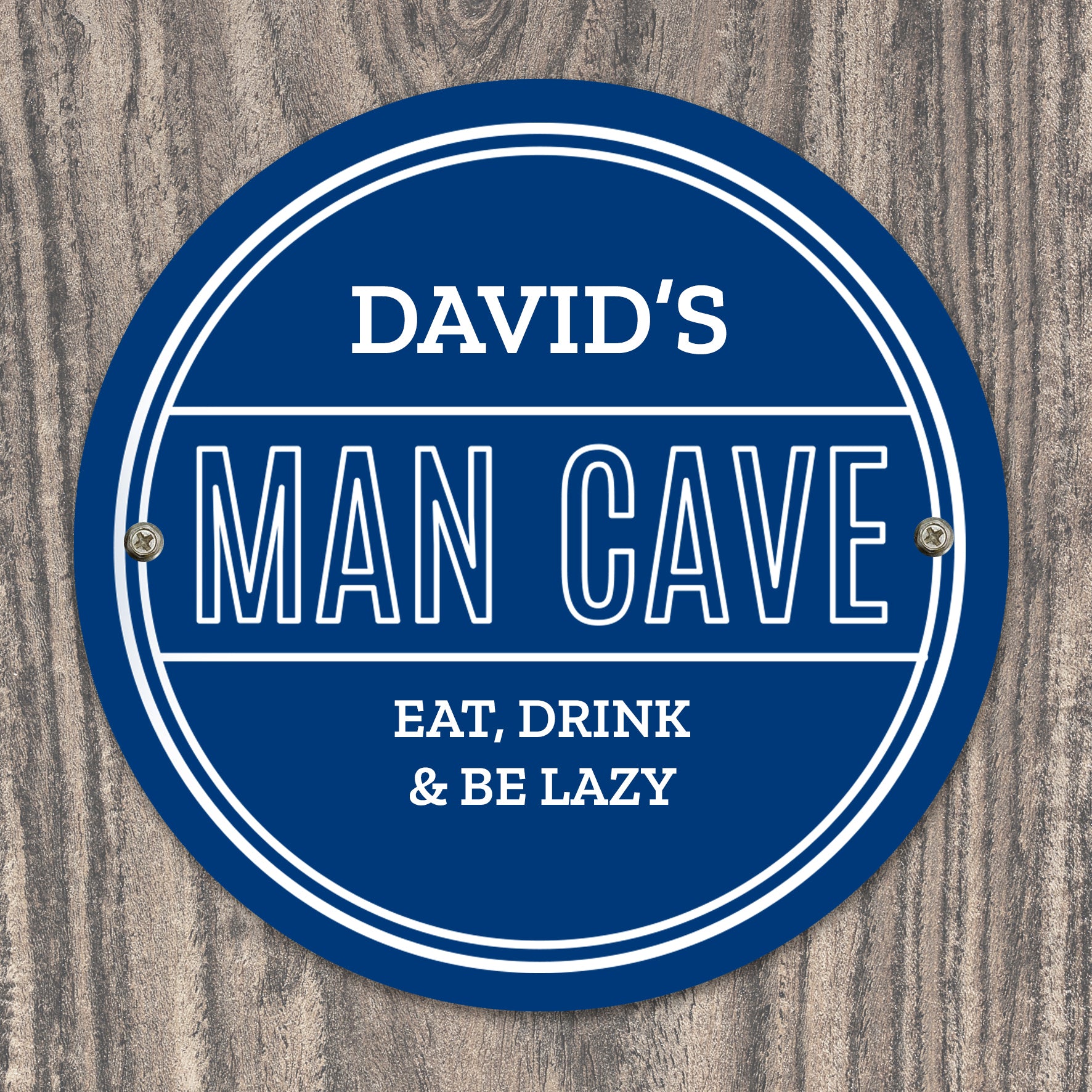 Personalised Man Cave Heritage Plaque - image 5
