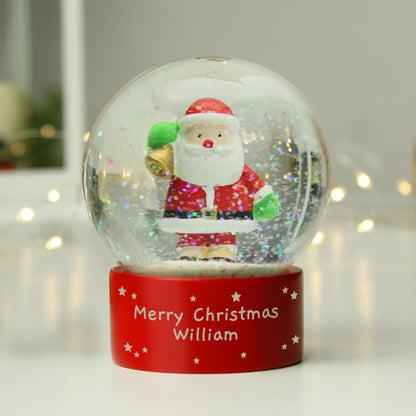 Personalised Santa Snow Globe from Heartfelt Gifts