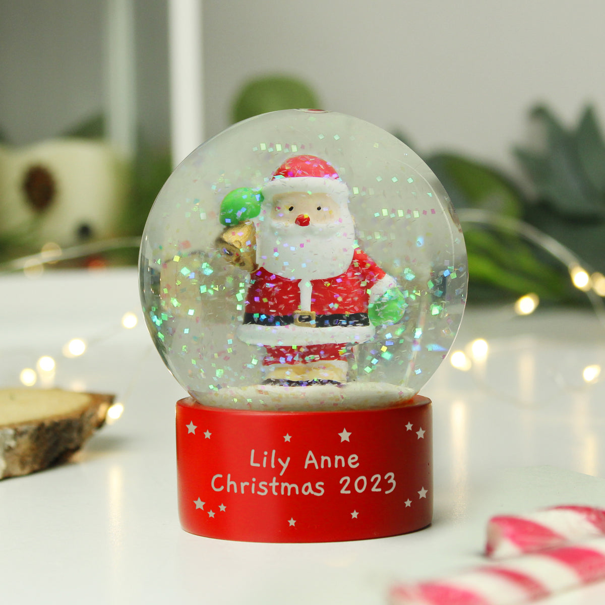 Personalised Santa Snow Globe - image 2