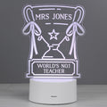 Personalised Trophy LED Colour Changing Night Light from Heartfelt Gifts