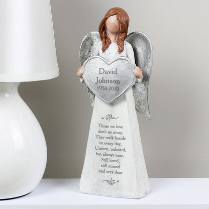 Personalised Memorial Angel Ornament from Heartfelt Gifts