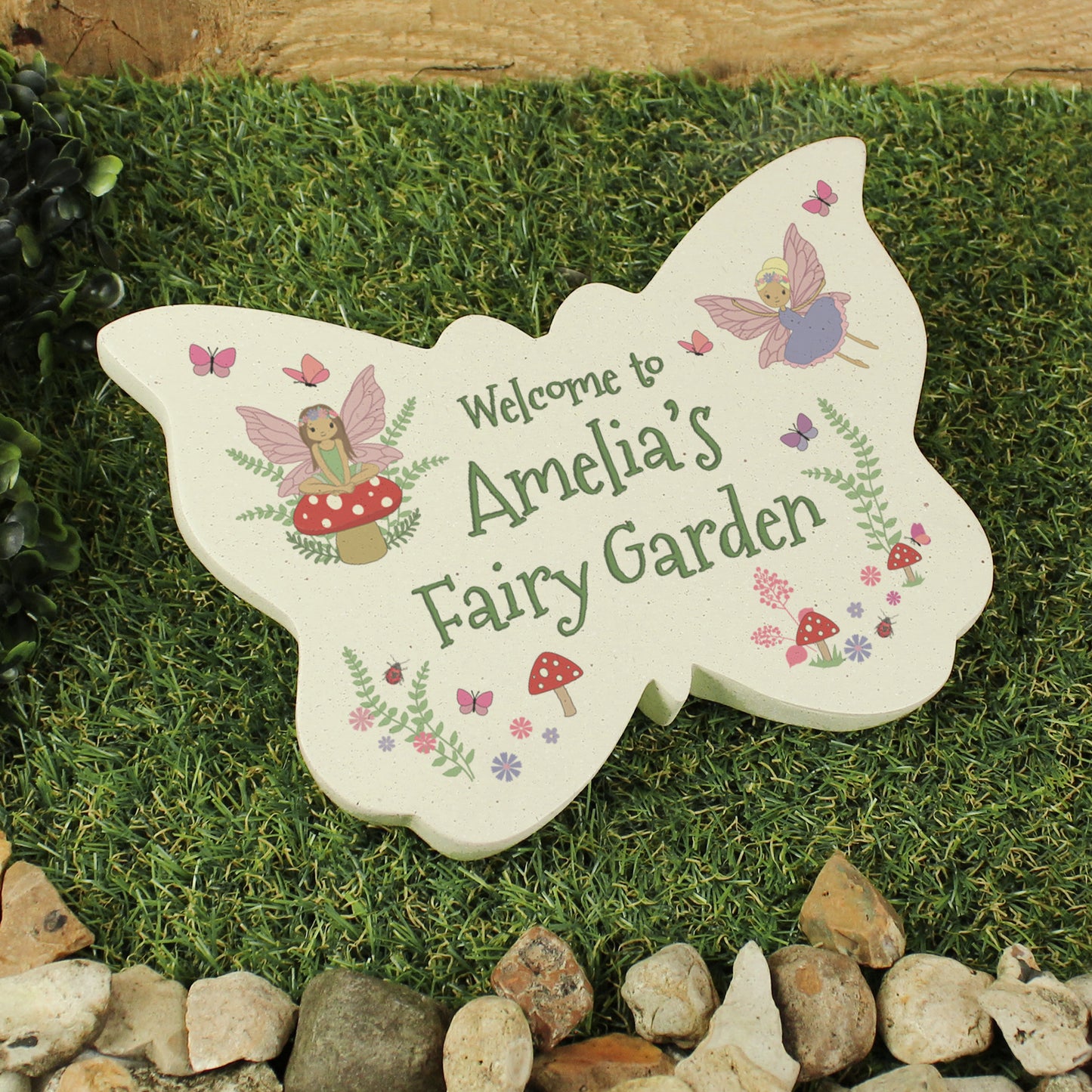 Personalised Fairy Garden Butterfly Ornament from Heartfelt Gifts