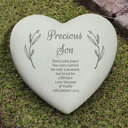 Personalised Free Text Heart Memorial - image 8
