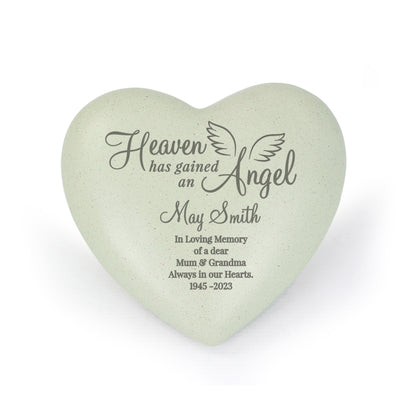 Personalised Angel Heart Memorial - image 5