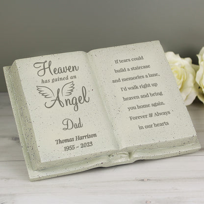 Personalised Angel Memorial Book from Heartfelt Gifts