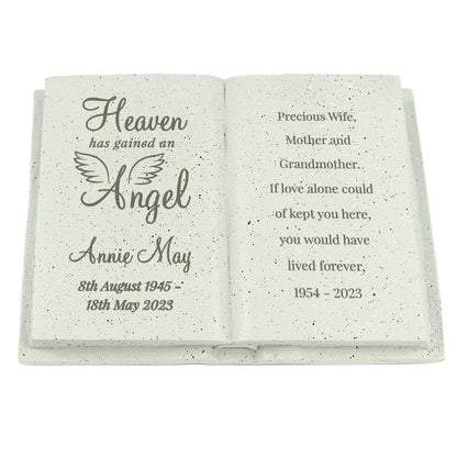 Personalised Angel Memorial Book - image 5