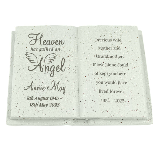 Personalised Angel Memorial Book - image 5
