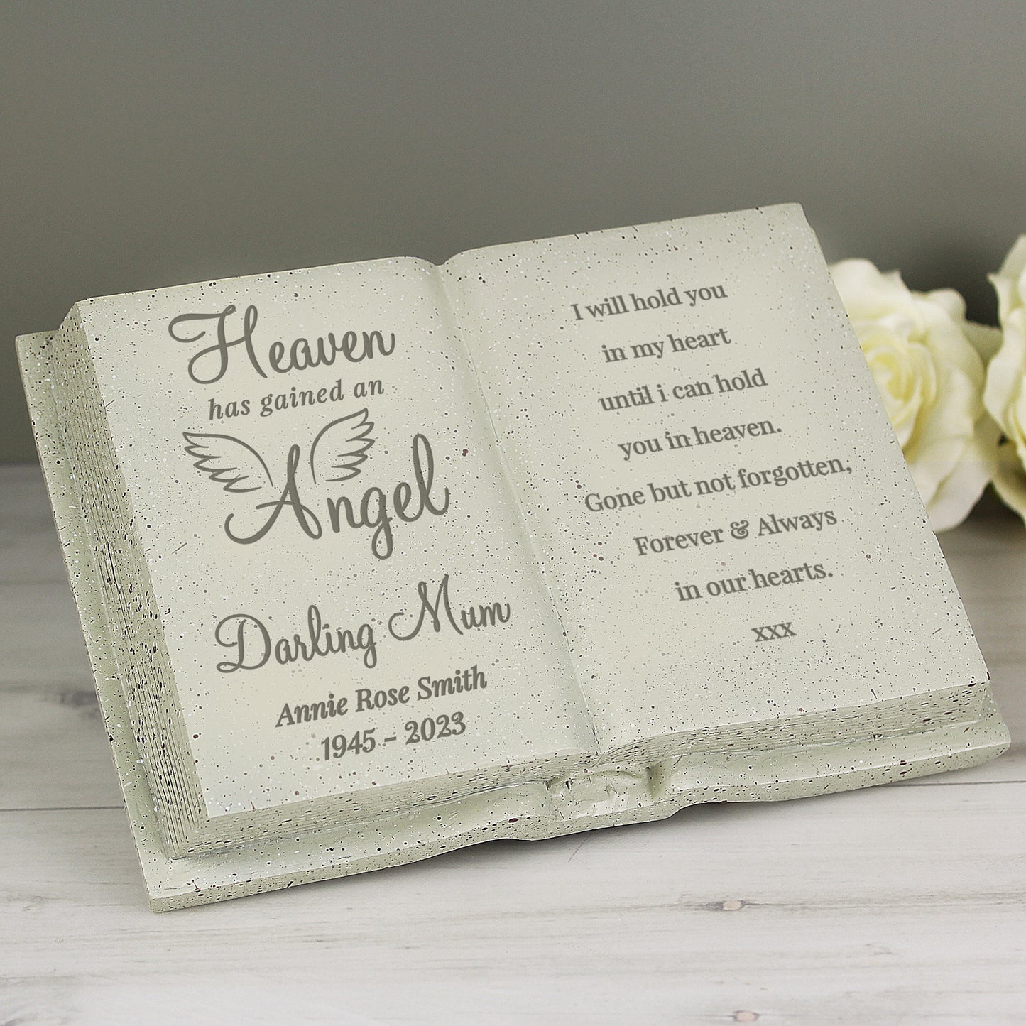 Personalised Angel Memorial Book - image 6