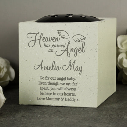 Personalised Angel Memorial Vase - image 4