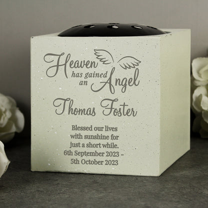 Personalised Angel Memorial Vase - image 7