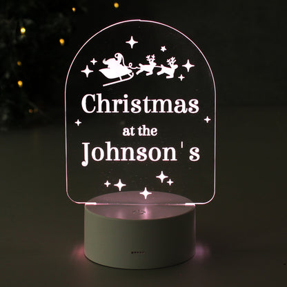 Personalised Free Text Christmas LED Light from Heartfelt Gifts