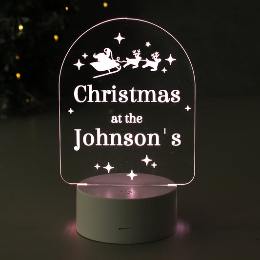Personalised Free Text Christmas LED Light from Heartfelt Gifts