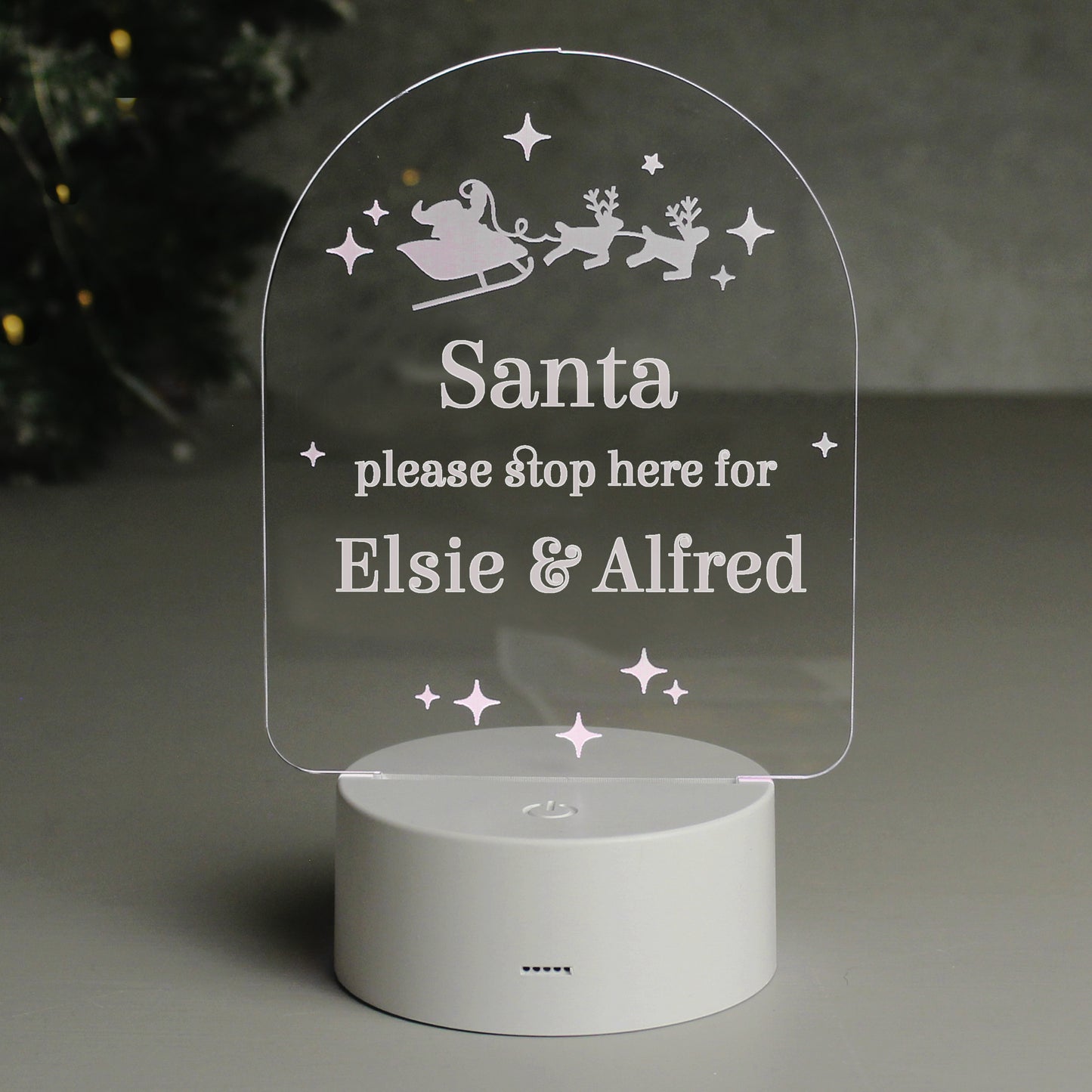 Personalised Free Text Christmas LED Light - image 2