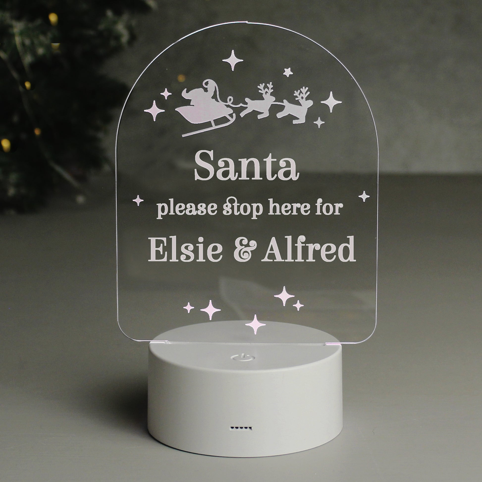 Personalised Free Text Christmas LED Light - image 2