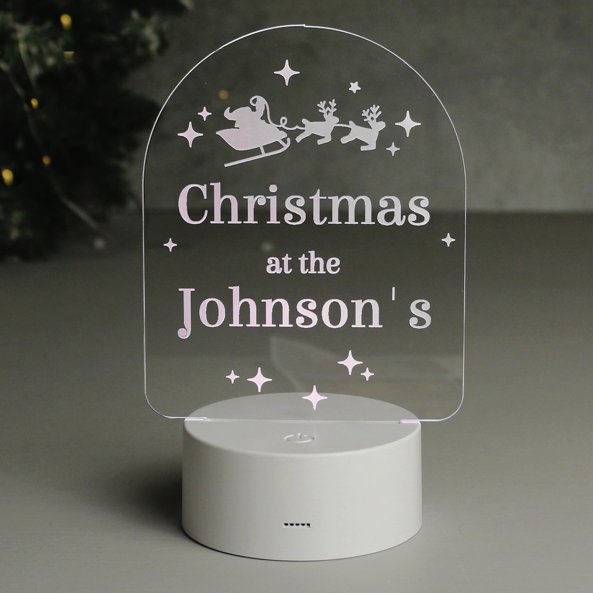 Personalised Free Text Christmas LED Light - image 4