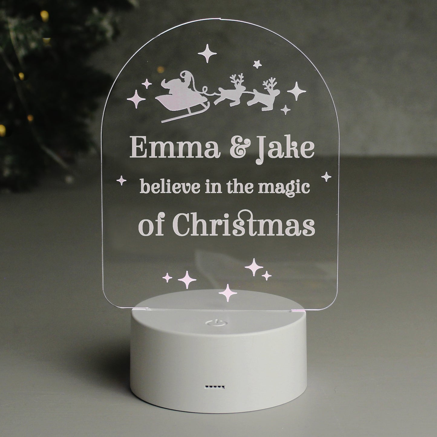 Personalised Free Text Christmas LED Light - image 5