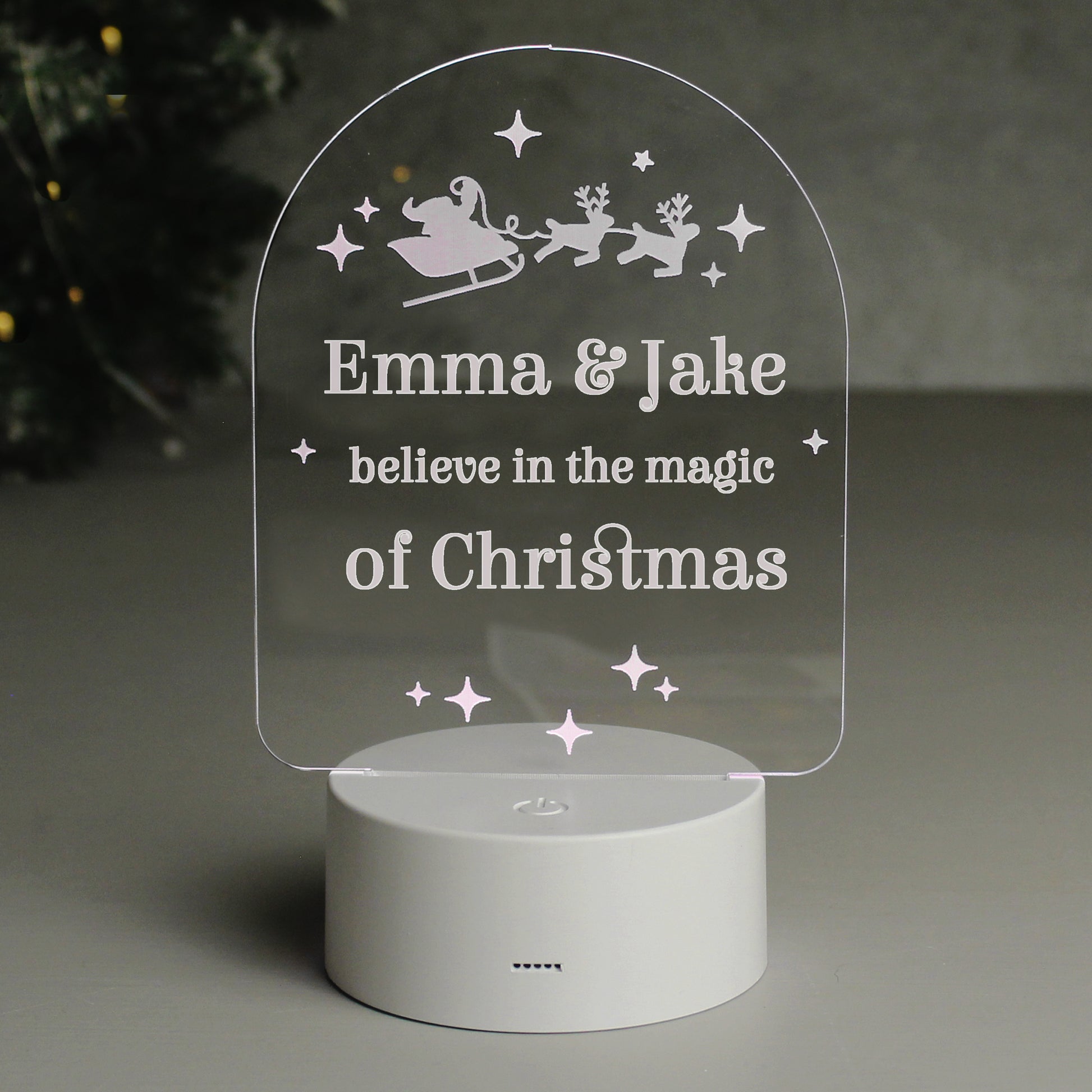 Personalised Free Text Christmas LED Light - image 5