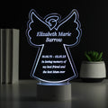 Personalised Free Text Angel Memorial Colour Changing LED Light from Heartfelt Gifts