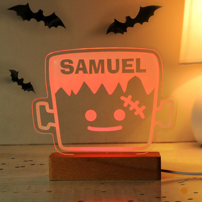 Personalised Frankenstein Wooden LED Light - image 8
