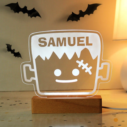 Personalised Frankenstein Wooden LED Light - image 9