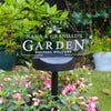 Personalised Botanical Outdoor Solar Light