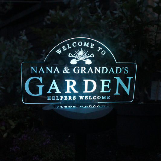 Personalised Botanical Outdoor Solar Light - image 2
