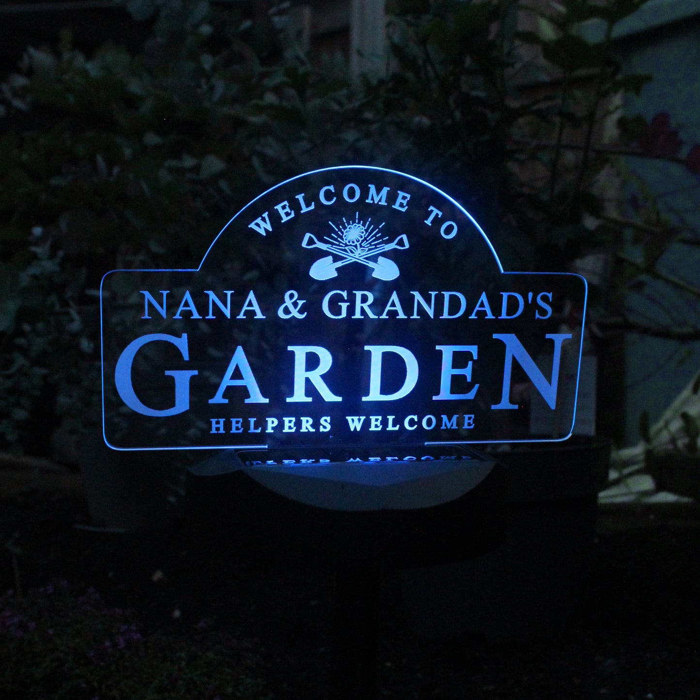 Personalised Botanical Outdoor Solar Light - image 4