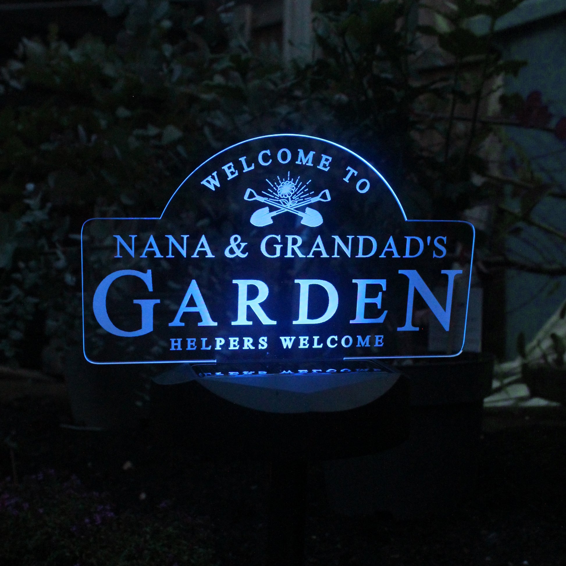 Personalised Botanical Outdoor Solar Light - image 4