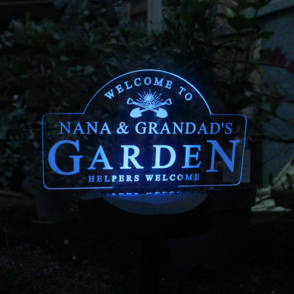 Personalised Botanical Outdoor Solar Light - image 4