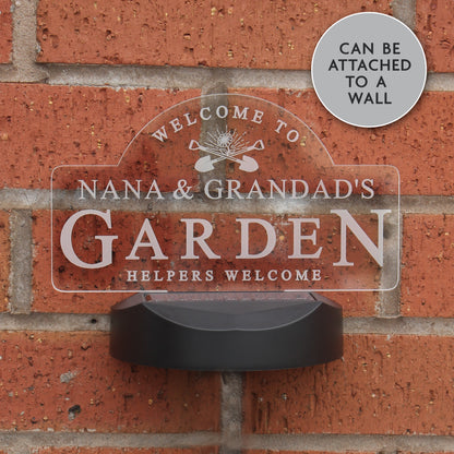 Personalised Botanical Outdoor Solar Light - image 5