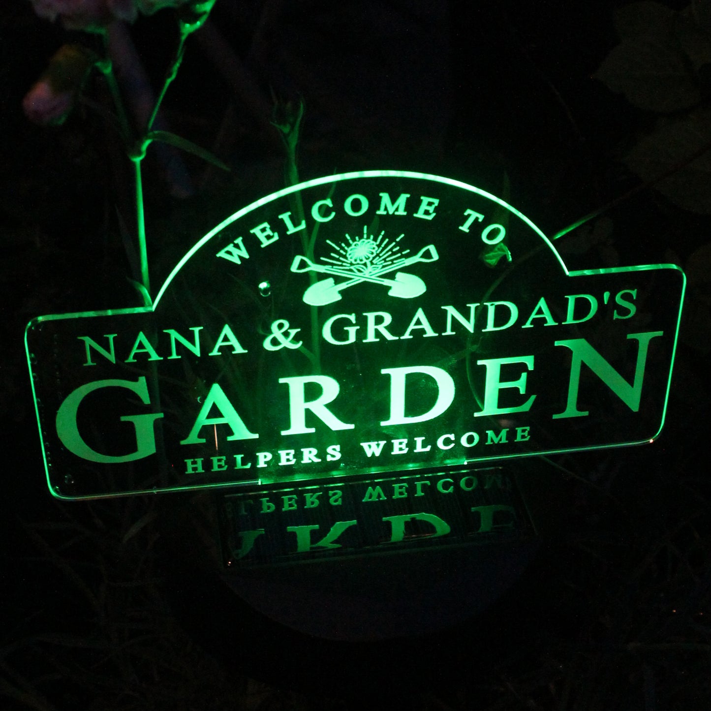 Personalised Botanical Outdoor Solar Light - image 6