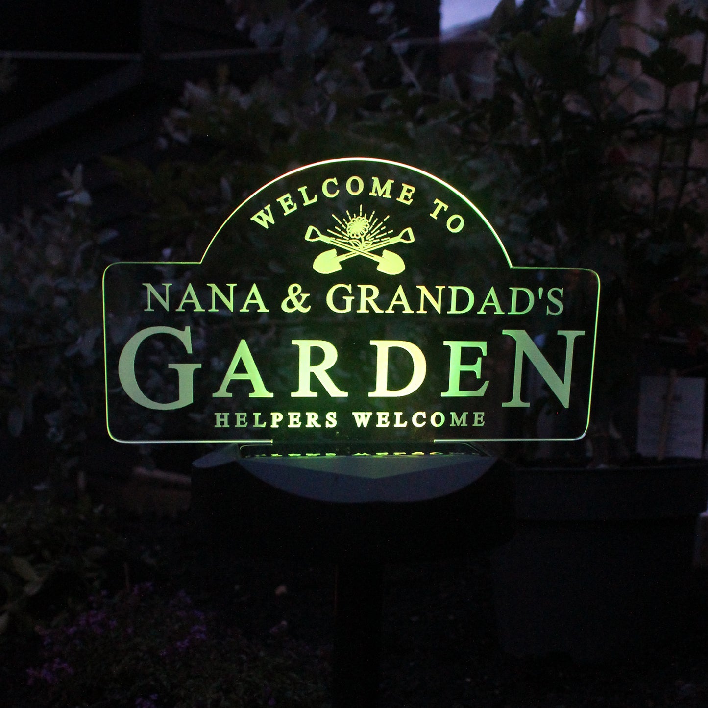 Personalised Botanical Outdoor Solar Light - image 10