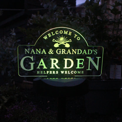 Personalised Botanical Outdoor Solar Light - image 10