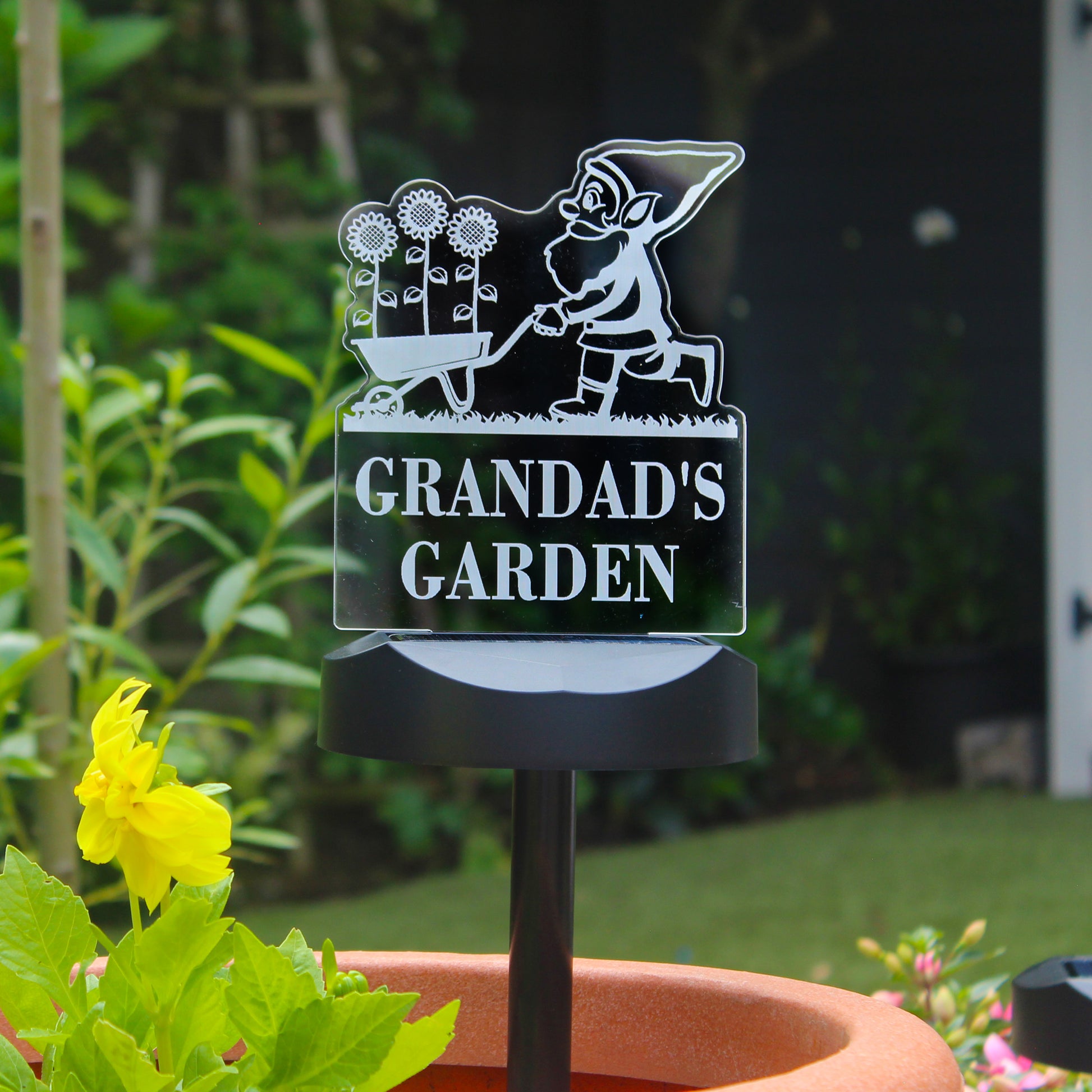 Personalised Gnome Garden Outdoor Solar Light from Heartfelt Gifts