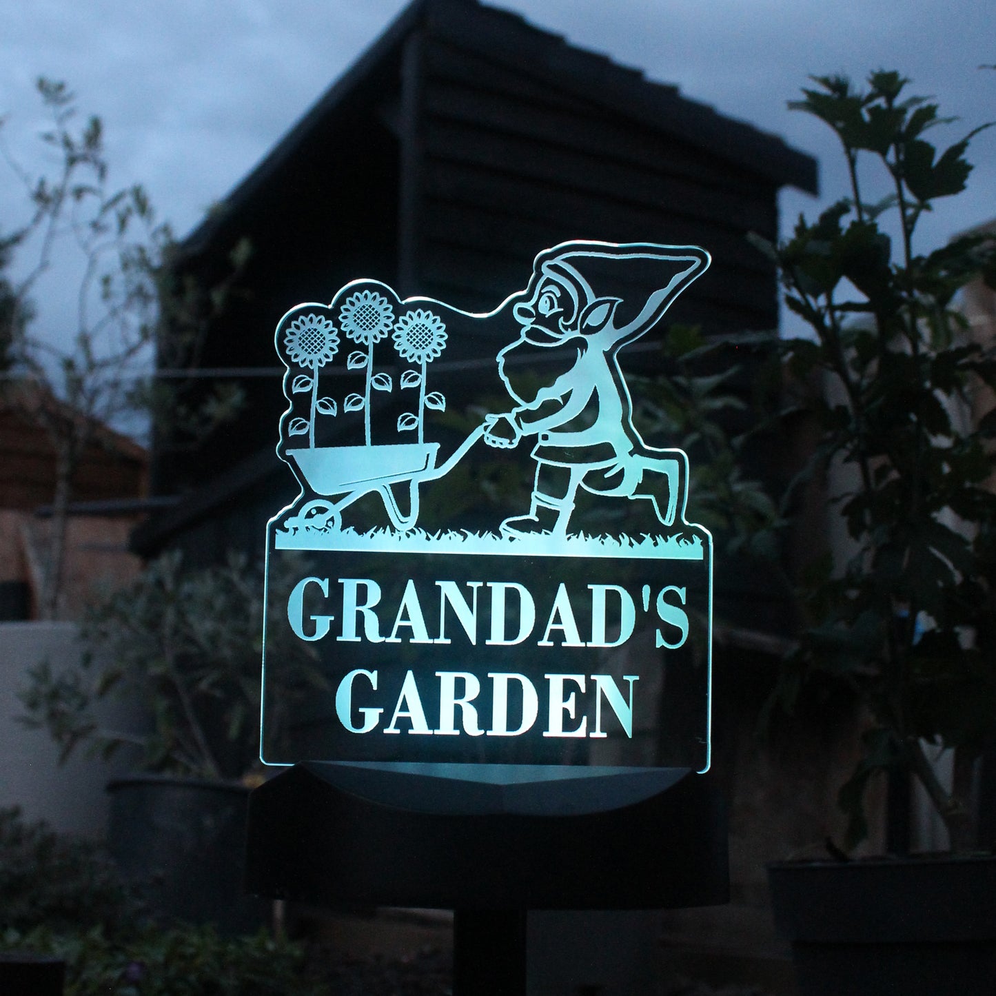 Personalised Gnome Garden Outdoor Solar Light - image 2