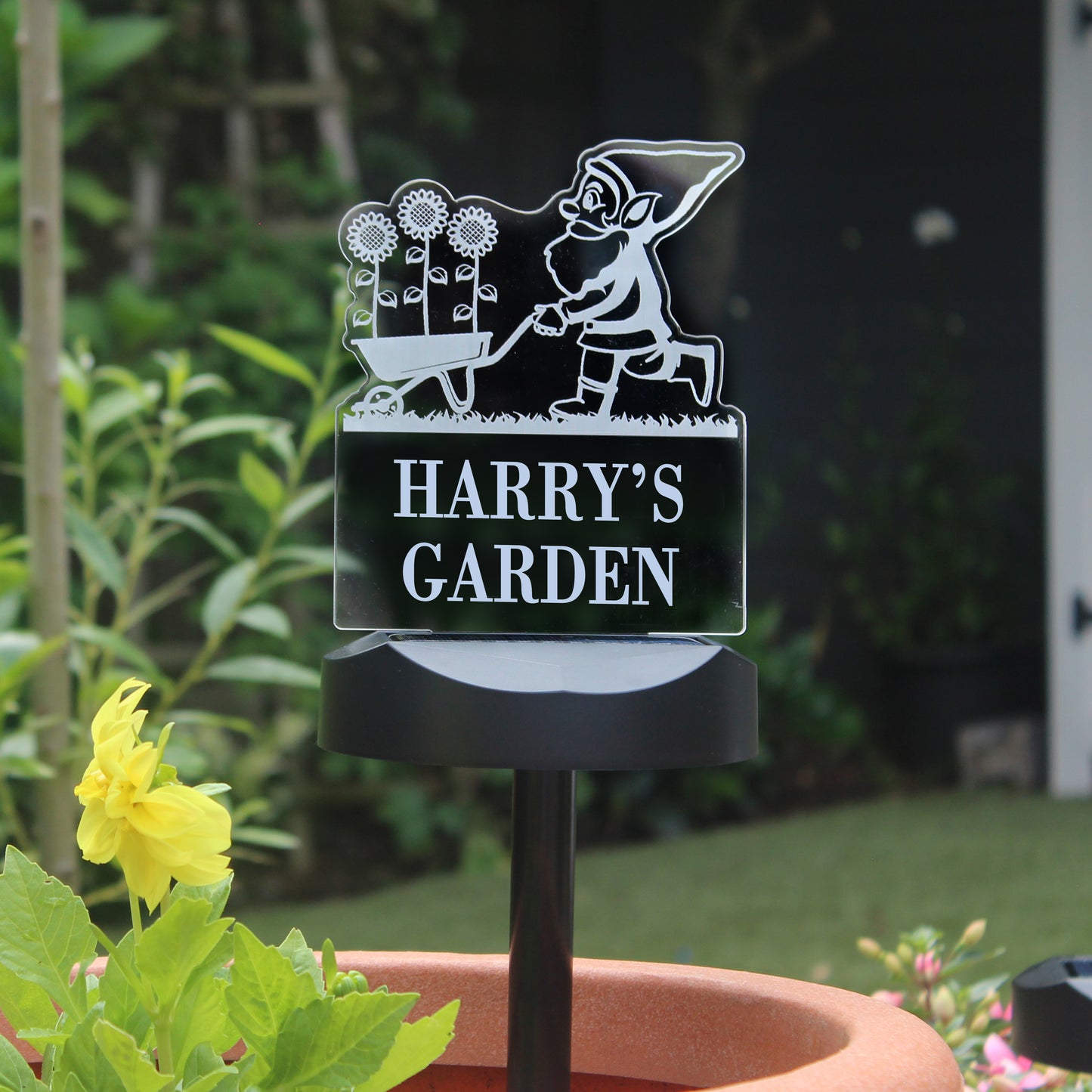Personalised Gnome Garden Outdoor Solar Light - image 4
